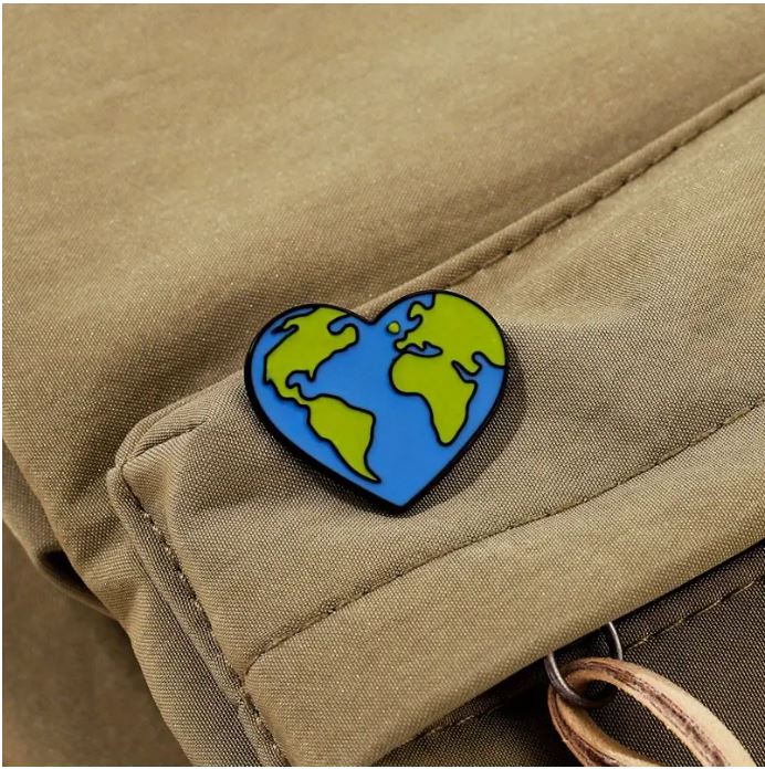 Protect the Earth Breast Pin