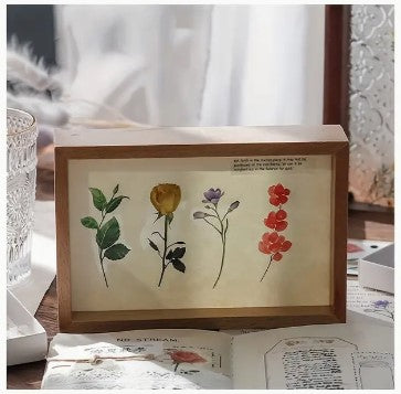 Flowers And Plants Stickers - 40 Pcs