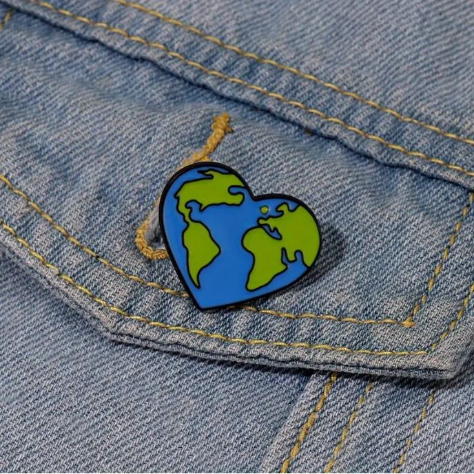 Protect the Earth Breast Pin